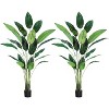 Artificial Bird of Paradise Plant 7FT Fake Palm Tree - 4 of 4