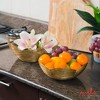 Metal Wire Scalloped Bowl – Wooden Bowls for Decor, Candies - 4 of 4