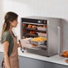 VEVOR Hot Box Food Warmer, 4-Tier Concession Warmer with Water Tray, 4 Pans, Glass Double-door and Adjustable Shelves - 2 of 4