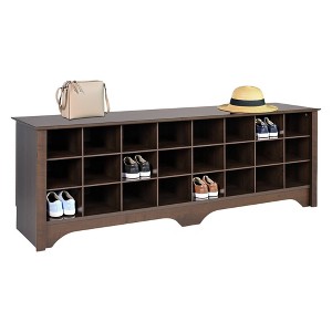 60" Shoe Cubby Bench - Prepac - 1 of 4