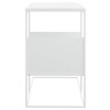 vidaXL Side Table White 21.7 in.x14.2 in.x23.4 in. Engineered Wood - 4 of 4