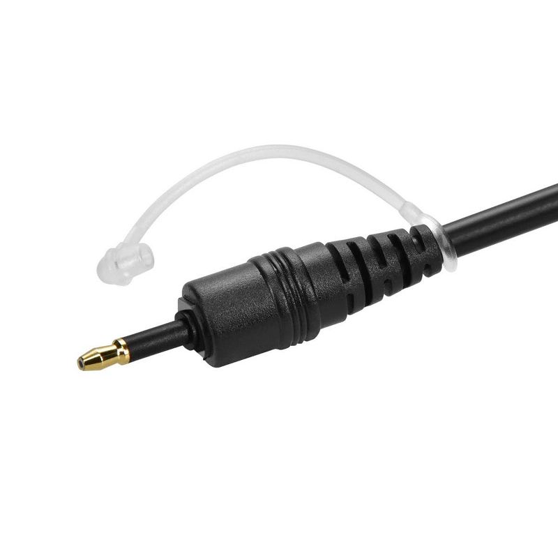 Monoprice Digital Optical Audio Cable - 6 Feet - TosLink to Mini TosLink Male/Male, 5.0mm Outside Diameter, Gold plated ferrule, 3 of 7