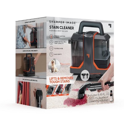 Black Electric Portable Spot Vacuum with Foam Filter for Pets
