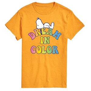 Men's - Peanuts - Dream In Color Short Sleeve Graphic T-Shirt - 1 of 4