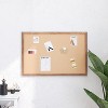 Merrick Lane Cork Display Board with Wooden Frame and Push Pins - 4 of 4