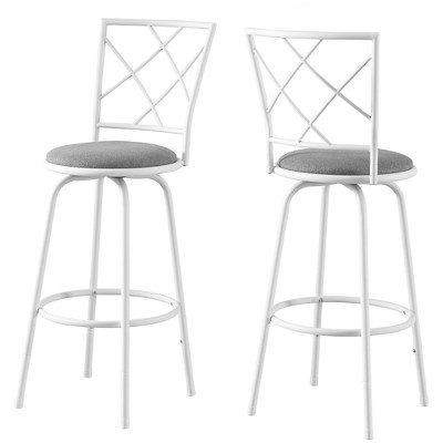 Set of 2 Metal Armless Barstool - EveryRoom
