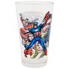 Adult Captain America Comic Characters Pint Glass - 2 of 3