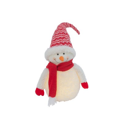 GIL 29.1-in H B/O Lighted Fabric Snowman Figurine