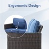 Belord 9PCS Outdoor Sectional Patio Furniture Set, All Weather Conversation with Swivel Patio Chair, Storage Box, L-Shape Sectional Sofa, Coffee Table - 4 of 4