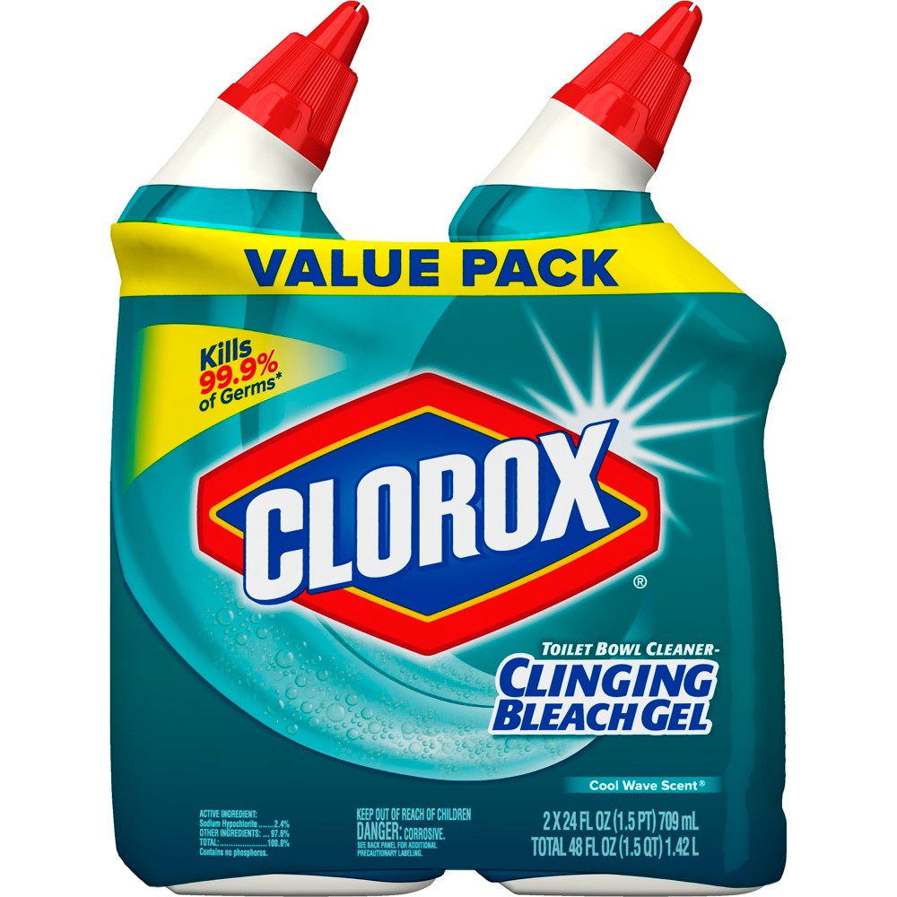 Clorox Toilet Bowl Cleaner 48-oz Toilet Bowl Cleaner Pack of 4 
