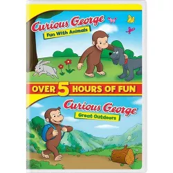 Curious George: Fun with Animals / Great Outdoors (DVD)(2020)