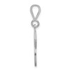 Black Bow Jewelry 14k White Gold, Maci Collection, Filigree Script Initial P Pendant - 2 of 4