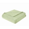 The Farmhouse by Rachel Ashwell 50"x70" Solid Green Throw Blanket - 2 of 4