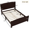 Kumasinova Full/Queen/King Platform Bed with Headboard,Solid Wood Bed Frame with Support Slats,No Box Spring Needed,Noise-Free Structure - 3 of 4