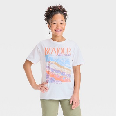 Girls' Oversized Graphic T-Shirt - art class™