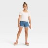 Girls' Pleated Front Cuffed Jean Shorts - Cat & Jack™ - 3 of 3