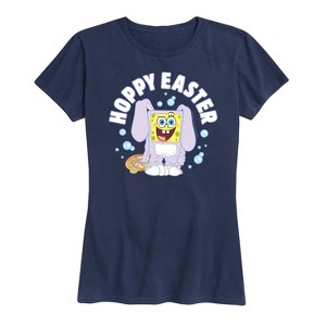 Women's - SpongeBob Squarepants - Hoppy Easter Short Sleeve Graphic T-Shirt - 1 of 4