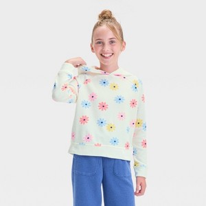 Girls' Pullover Hoodie Sweatshirt - Cat & Jack™ - 1 of 3