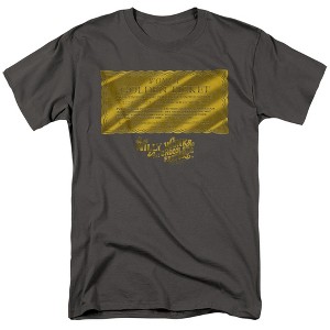 Willy Wonka And The Chocolate Factory Golden Ticket Adult T-Shirt - 1 of 4