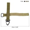 Unique Bargains Glove Holder Set 3Pcs Nylon Webbing 360 Degree Revolve Buckle with Key Clip for Belt Black Green Khaki - 2 of 4