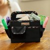 Everything Mary Collapsible Desktop Craft Caddy, Black & Floral - 4 of 4