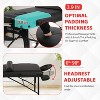 BestMasssage Massage Table 30 Inch Wide Portable Massage Bed Spa Bed Black - 4 of 4