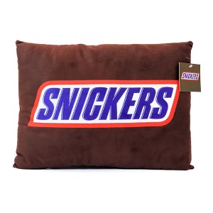 SNICKERS Rectangular Pillow Great For Dorms Dens Bedroom & More! - 1 of 3
