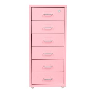 YIYIBYUS Vertical Metal File Cabinet with Lock, Modern Filing Cabinet - 1 of 4