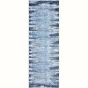 Modern Abstract Runner Rug Machine Washable Non-Slip Low Pile Carpet, No-Shedding Stain-Resistant Accent Rug for Hallways Kitchen Bedside - 2 of 4