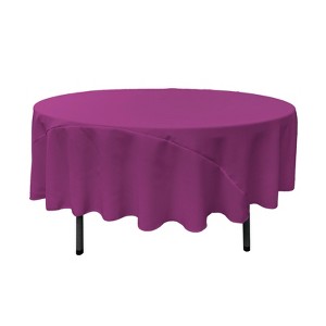 Slickblue Polyester Poplin Round Tablecloth 41 Different Colors 7 Sizes - 1 of 1