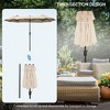 PAGED 15FT Rectangle Patio Umbrella Double Sided Outdoor Market Umbrella with Crank, Base and 12 Ribs for Garden, Poolside - 2 of 4