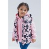 Disney Minnie Mouse Girls Zip Up Vest 2fer Jacket and Pullover Hoodie Toddler - 2 of 4