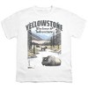 Yellowstone National Park Classic Kids T Shirt For Youth White - 2 of 4