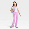 Girls' Sporty Fold Over Flare Pants - art class™ - 3 of 3