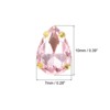Unique Bargains Glass Craft Embellishments Flat Back Four Claws Teardrop Gems 20 Pcs - 2 of 4