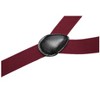 INSPIRE CHIC Gender Neutral Set Y Shape Adjustable Elastic Shoulder Strap Suspenders Bow Tie - 2 of 4