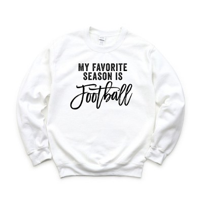 Simply Sage Market Women's Graphic Sweatshirt My Favorite Season Is Football