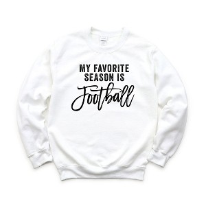 Simply Sage Market Women's Graphic Sweatshirt My Favorite Season Is Football - 1 of 2