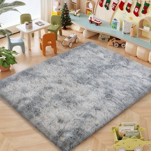 5x7 Area Rugs for Bedroom, Soft Fluffy Shaggy Rug for Living Room Kids Room Home Decor - 1 of 4