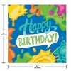 Creative Converting Birthday Paint Splatter Tableware Set 49ct - 4 of 4