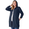 Woman Within Cable Cardigan Hoodie - 4 of 4