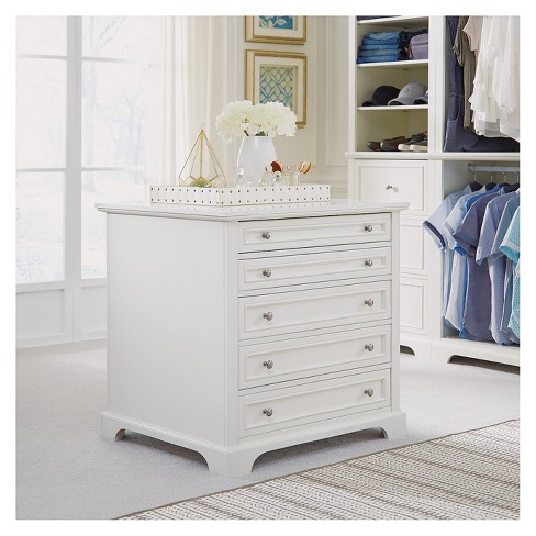 Naples Closet Island White Home Styles Target