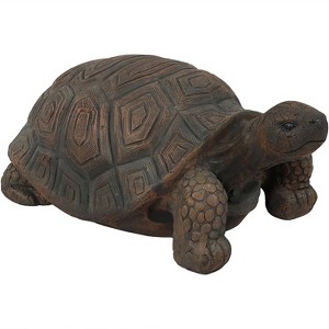 Sunnydaze Indoor/Outdoor Lifelike Large Tanya the Tortoise Patio Garden Yard Entryway Decorative Statue - 20" - 1 of 4