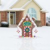 42" 2D Prelit LED Tinsel Fabric Gingerbread House Warm White Lights - National Tree Company - 2 of 4