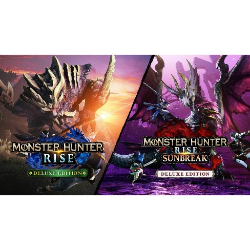 Monster Hunter Rise: Deluxe Edition + Sunbreak Deluxe Edition Dlc - Nintendo  Switch (digital) : Target