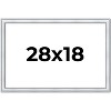 PosterPalooza | Classic Silver Picture Frame - UV Acrylic, Backing Board, Hanging Hardware Included - 2 of 4