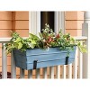 ACHLA Designs 2pk 8" Steel Flower Box Bracket: Wall-Mount, Includes Hanging Hardware, Black - 4 of 4