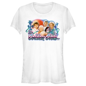 Junior's The Golden Girls 80s Graffiti Portrait T-Shirt - 1 of 4