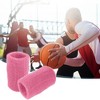 Unique Bargains Wrist Sweat bands Wristbands for Sport Wrist Wraps Absorbing Cotton Terry Cloth 3.15"x3.94" 1 Pair - 2 of 4