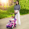 Safstar 3-in-1 Sliding Walker w/ Adjustable Canopy Horn Music & Light for Boys & Girls - 4 of 4